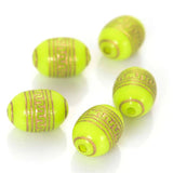 100 Pcs 10x13 MM Retro Acrylic Barrel Spacers Charms Beads For Jewelry Making