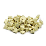 WLYeeS 68Pcs Matte 6mm Square Pyramid Hematite Beads for DIY Bracelet