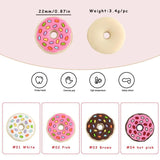 Mini Donut Silicone Beads Food Teether DIY Baby Molar Toys