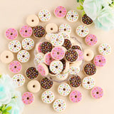 Mini Donut Silicone Beads Food Teether DIY Baby Molar Toys