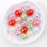 20pcs 16mm Cream Acrylic Beads Jewelry Making DIY Phone Chain Accessories