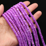 Natural Stone Shell Beads Disc Shape Multi-color Spacer Bead for Jewelry Making