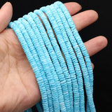 Natural Stone Shell Beads Disc Shape Multi-color Spacer Bead for Jewelry Making