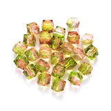 100pcs Bi-color Spray Spacer Acrylic Beads Jewelry Making DIY Bracelet Necklace