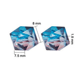 100pcs Bi-color Spray Spacer Acrylic Beads Jewelry Making DIY Bracelet Necklace