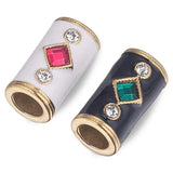2pcs Stainless Steel Large Hole Beads Charms for Bracelets
