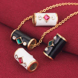 2pcs Stainless Steel Large Hole Beads Charms for Bracelets