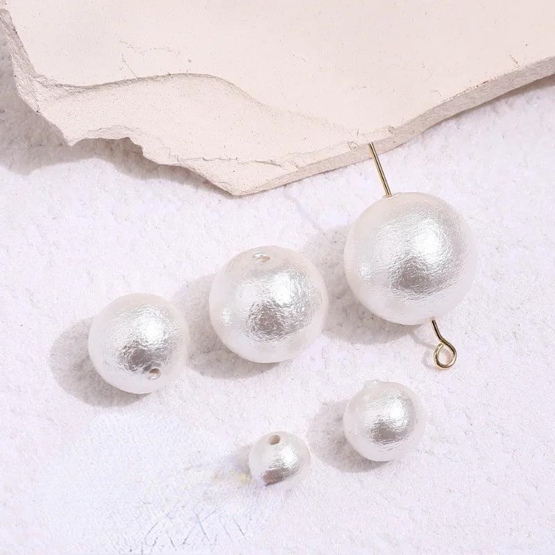 Japan Cotton Pearl Round Bead Loose Bead DIY Jewelry Earring Bracelet Necklace
