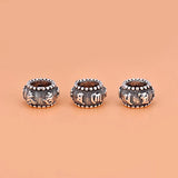 5PCS S925 Silver Thai Six Words Ruyi Beads DIY Material Accessories