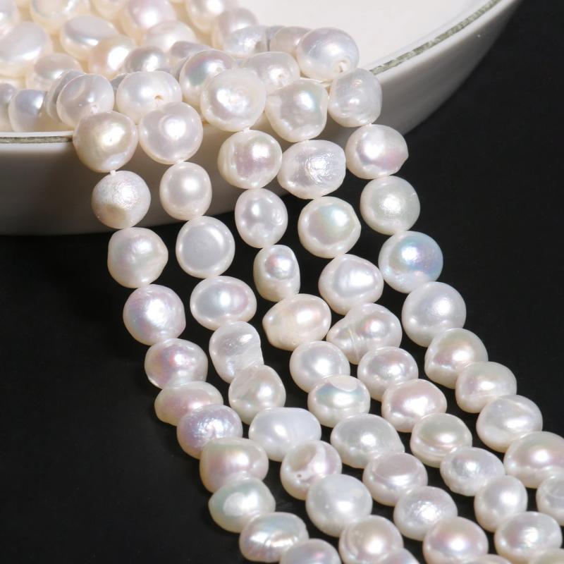 Baroque Potato Round Natural Pearl Beads Freshwater Pearl for Jewelry Making
