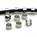 20pcs 316L Stainless Steel Big Large Hole Spacer Beads for Jewelry Making