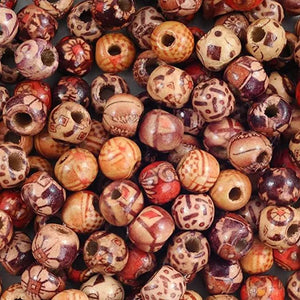 100pcs/Lot 12mm Natural Wood Beads for Jewelry Making DIY Crafts Hair Macrame