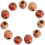 100pcs/Lot 12mm Natural Wood Beads for Jewelry Making DIY Crafts Hair Macrame