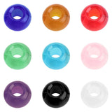 20Pcs Big Hole Crystal Glass Spacer Beads 8x14mm for DIY Bracelets