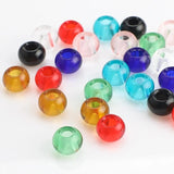 20Pcs Big Hole Crystal Glass Spacer Beads 8x14mm for DIY Bracelets