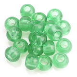 20Pcs Big Hole Crystal Glass Spacer Beads 8x14mm for DIY Bracelets