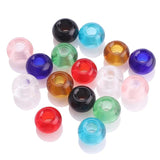 20Pcs Big Hole Crystal Glass Spacer Beads 8x14mm for DIY Bracelets