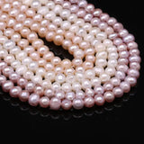 Natural Freshwater Pearl Sphere Beads 36cm for Women Bracelet Earring Necklace