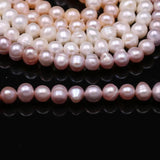 Natural Freshwater Pearl Sphere Beads 36cm for Women Bracelet Earring Necklace