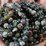 Mixed Irregular Stone Beads Natural Garnet Agates Crystal Apatite Spacer Bead