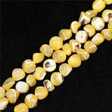 4X8 mm Trochus Shell Beads Freeform Loose Spacer Beads 15'' Strand