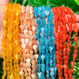 Pink Moonstone Cat Eye Beads 8x8mm