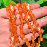 Pink Moonstone Cat Eye Beads 8x8mm