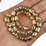 Buddha Head Silver Plated Hematite Beads 8*10mm 20pcs