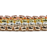 Buddha Head Silver Plated Hematite Beads 8*10mm 20pcs