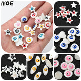 12mm Natural Shell Beads Evil Eye Star Heart Turkey Beads DIY Gift