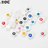 12mm Natural Shell Beads Evil Eye Star Heart Turkey Beads DIY Gift