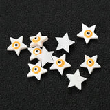 12mm Natural Shell Beads Evil Eye Star Heart Turkey Beads DIY Gift