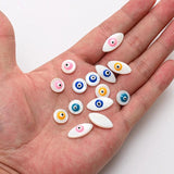 12mm Natural Shell Beads Evil Eye Star Heart Turkey Beads DIY Gift