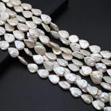 3 PCS Baroque Pearl Water Drop Pearls Natural Freshwater DIY Jewelry 15x20mm