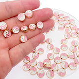20Pcs Enamel Yin Yang Spacer Beads For Bracelets DIY Jewelry Making Supplies