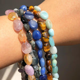 Natural Irregular Stone Beads for DIY Bracelet Making
