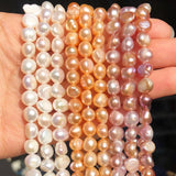 Pink Purple Punch Freshwater Pearl Beads for DIY Jewelry Making