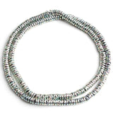 4mm Hematite Disc Beads Natural Stone for Jewelry Making 15''