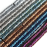 4mm Hematite Disc Beads Natural Stone for Jewelry Making 15''