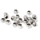 Copper Seed Beads Square Cube Silver DIY Bracelet Jewelry 2.5mm x 2.5mm