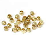 Copper Seed Beads Square Cube Silver DIY Bracelet Jewelry 2.5mm x 2.5mm