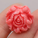 Coral Rose Shape Spacer Beads for Jewelry Making DIY