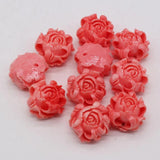 Coral Rose Shape Spacer Beads for Jewelry Making DIY