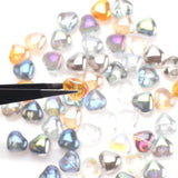 50Pcs/Lot 8mm Heart Shape Crystal Glass Beads for Jewelry DIY Making