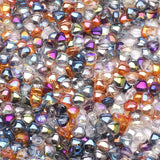 50Pcs/Lot 8mm Heart Shape Crystal Glass Beads for Jewelry DIY Making