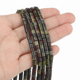 Dragon Blood Stone Rondelle Beads 4x4mm Round Disc 15''