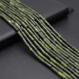 Natural Jade Stone Tube Beads for Jewelry Making
