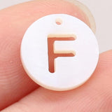 10PC Mother of Pearl Shell Beads Charm for DIY Necklace Earring Jewelry