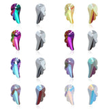 12PCS 10x20mm Angel Wing Crystal Glass Beads in 11 Colors