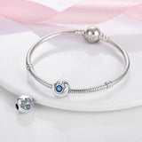 Sun Moon Eye Charm for Bracelet Necklace DIY Jewelry Making